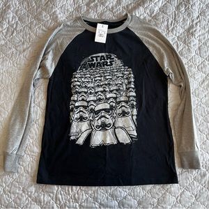 NWT Star Wars long sleeve shirt Boys Size XL